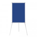 Penguen 60 cm x 90 cm Teleskopik Ayaklı Mavi Kumaşlı Pano